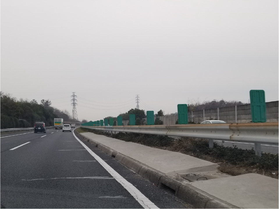 高速道路周辺の施工事例 1