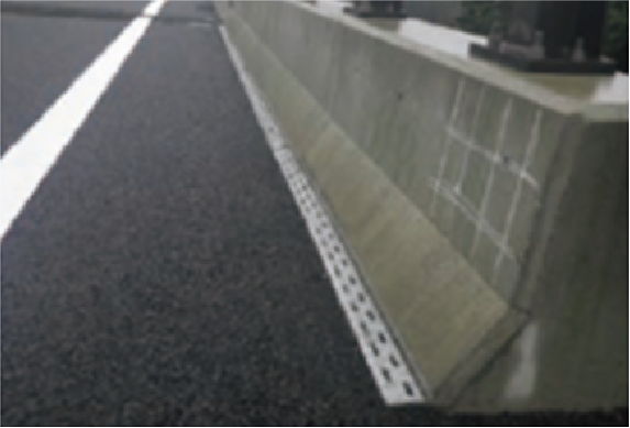 高さ制限のある歩道の施工例