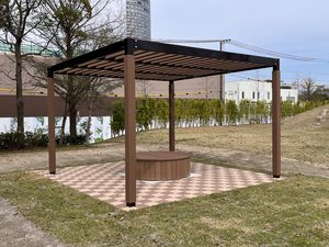 なぎさ公園サンシャインビーチ休養施設設置